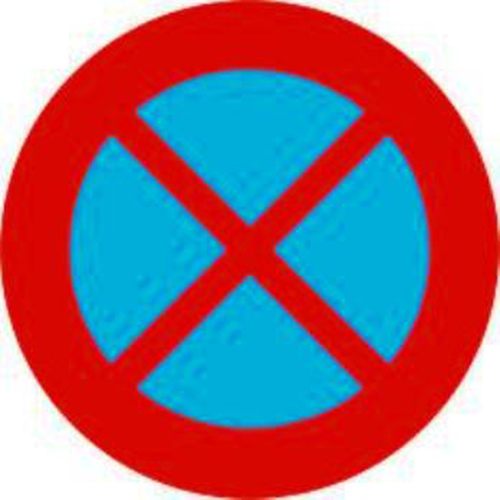 Biển báo hiệu cấm dừng xe và đỗ xe