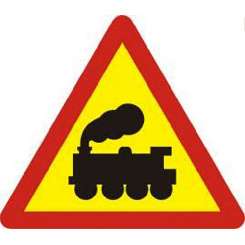 Biển báo giao nhau với đường sắt không có rào chắn (W.211a)