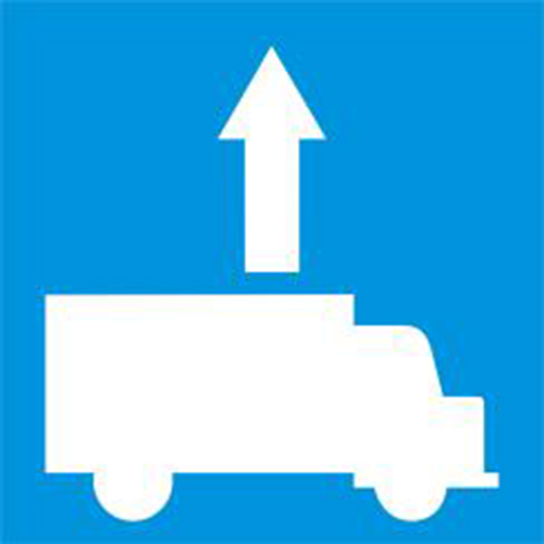Biển báo làn đường dành cho ôtô tải